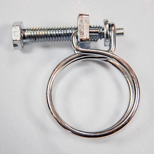 Quality guarantee galvanized double wire stainless steel hose clamp made in China