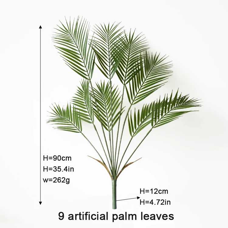  Artificial Plants Palm Leaves