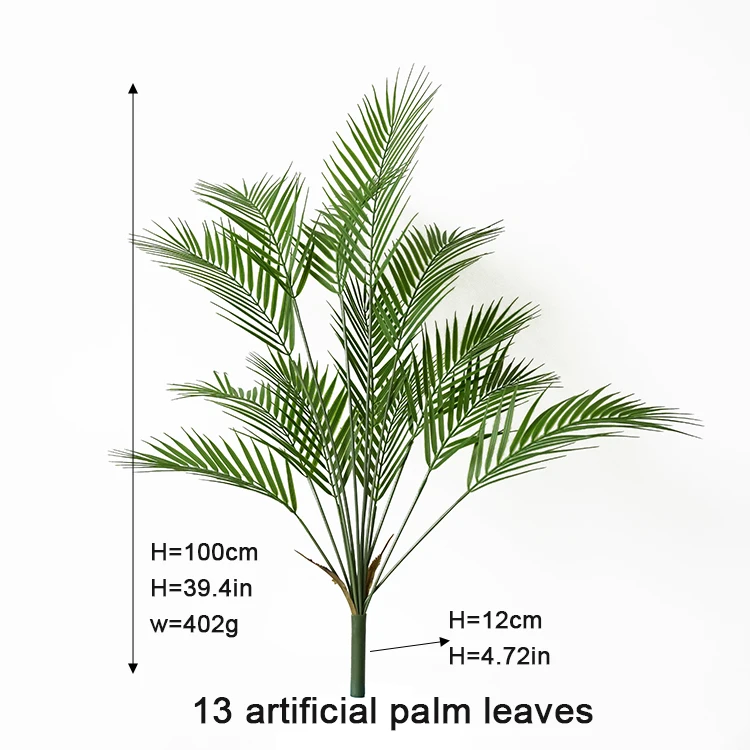  Artificial Plants Palm Leaves