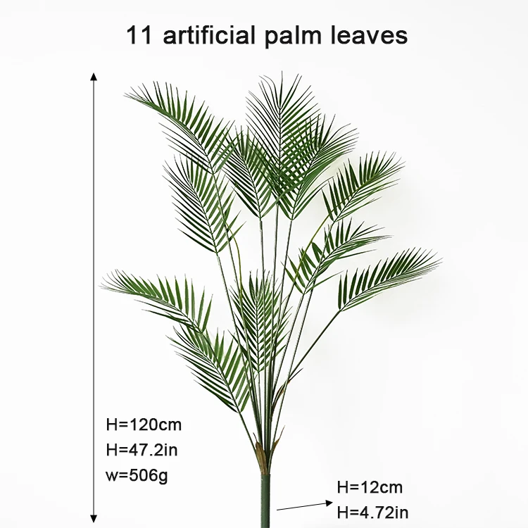  Artificial Plants Palm Leaves