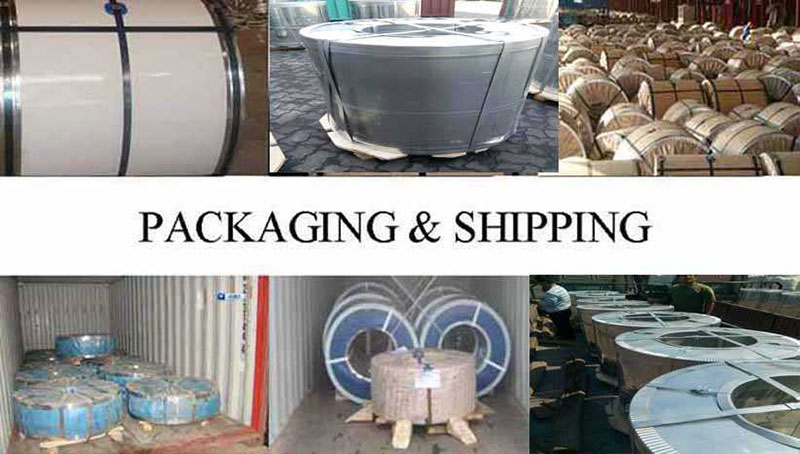 Packaging and Shipping of Galvanized Steel Coil Packaging and Shipping of Galvanized Steel Coil
