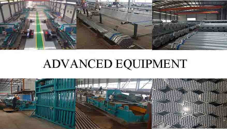 advanced equipment of Galvanized Tube Manufacturer In China High Quality with Best Price