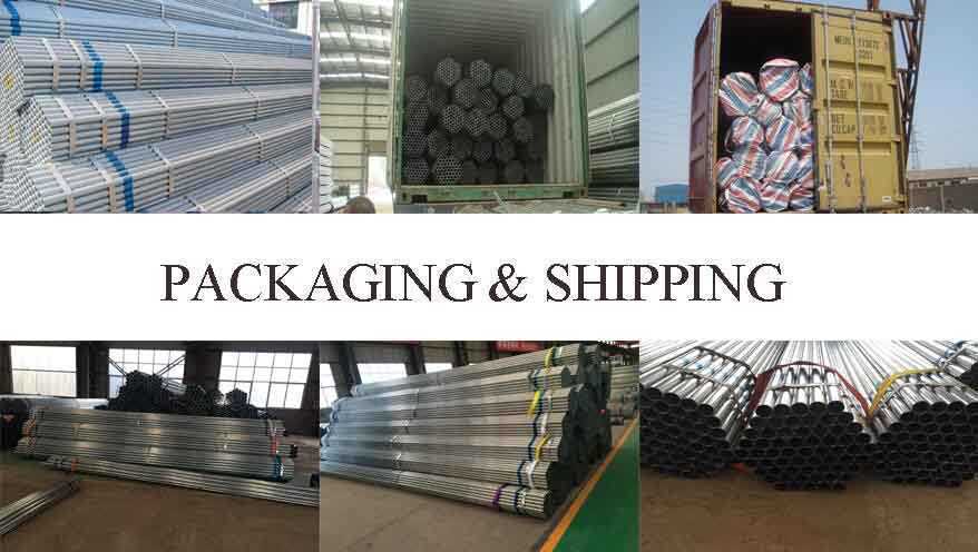 Packaging and shipping of Galvanized Tube Supplier in China