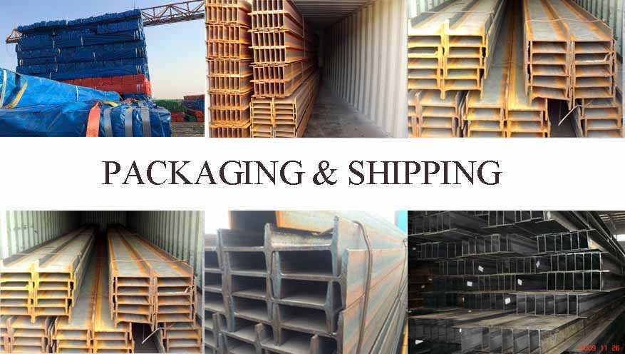 packaging and shipping of Steel Beam factory price in China