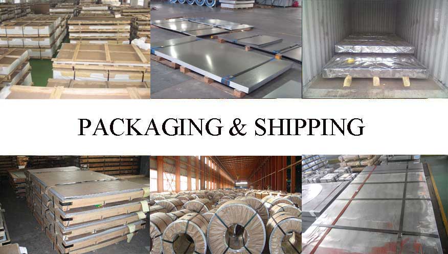 Packaging and shipping of Galvanized sheet