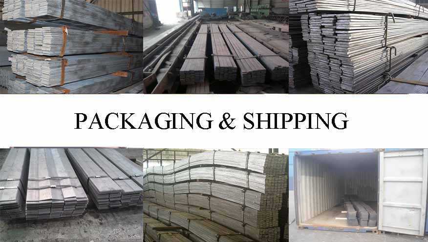 Packaging and shipping of High quality Flat bar SS400 supplier