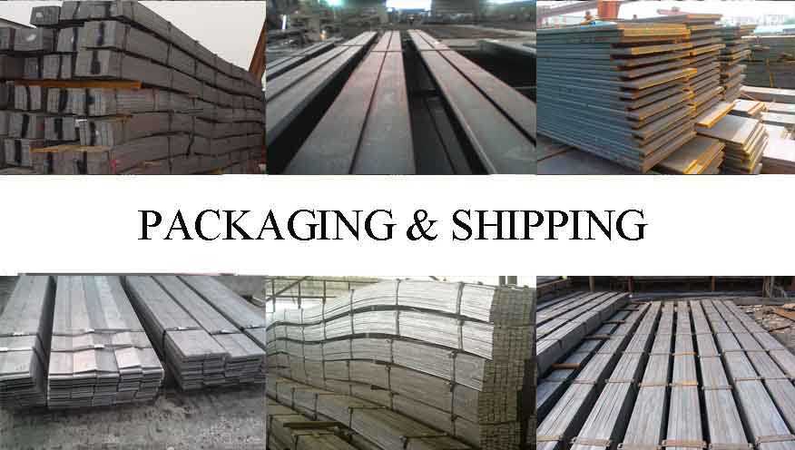 Packaging and shipping of flate bar in Africa
