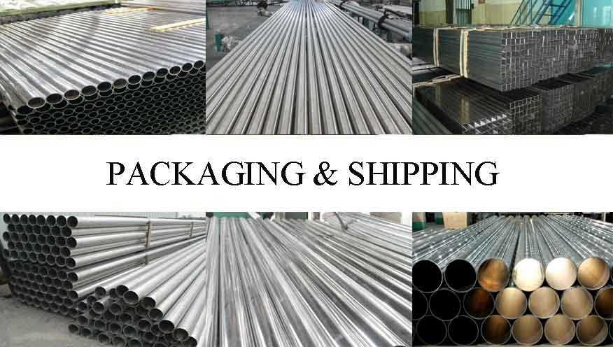 Packaging and shipping of Aluminum Pipes made in China