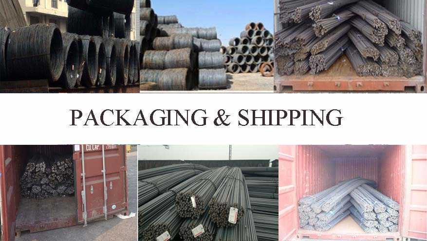 packaging and shipping of High quality deformed bar