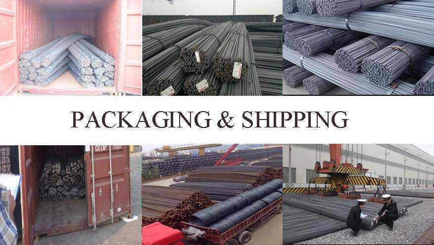 packaging and shipping of High quality deformed bar