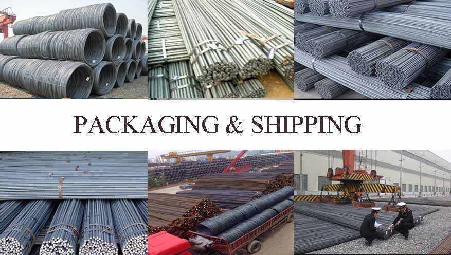 packaging and shipping of deformed bar made in china