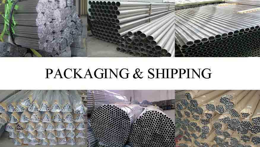 Packaging and shipping of China factory 100mm aluminum pipe