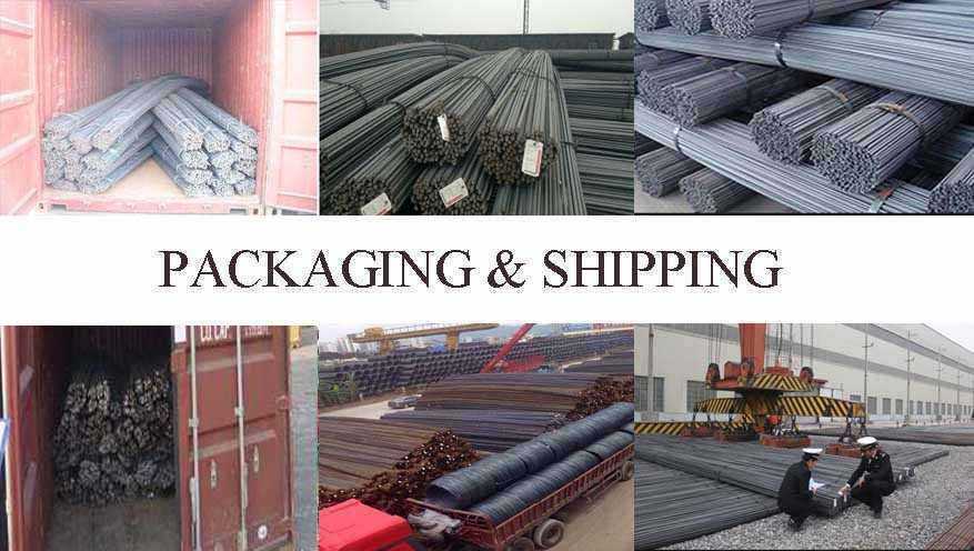 packaging and shipping of High quality deformed bar