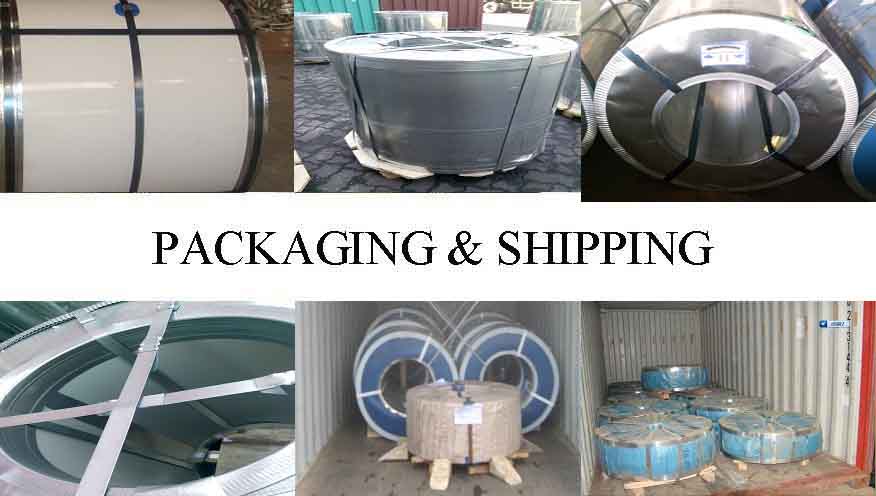 PACKAGING AND SHIPPING OF GI/GL COIL