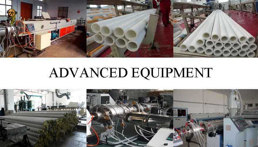 Advanced equipment of All types of ppr pipe fittings from factory
