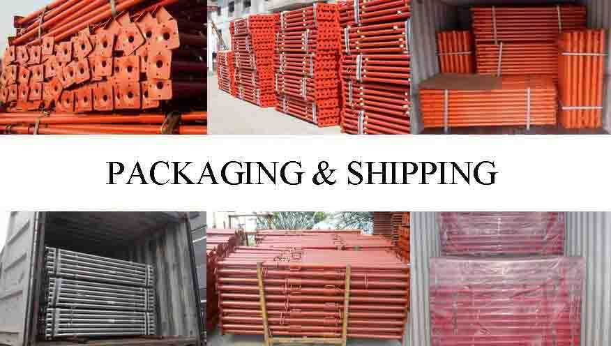 Packaging and shipping of Scaffolding Prop Supplier in Kenya