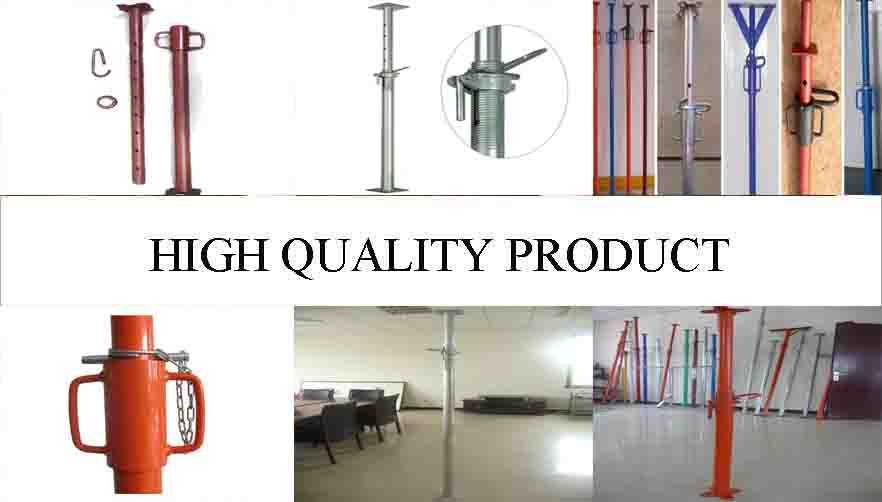  High quality product of High quality adjustable telescopic steel prop with reasonable price for sale