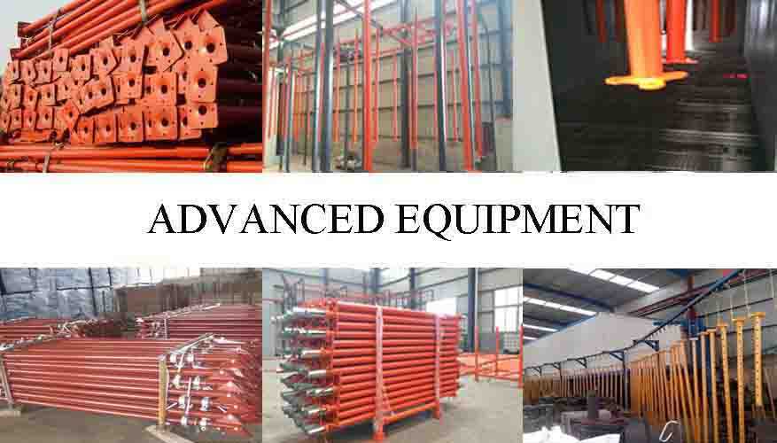 Advanced equiremengt of  High quality adjustable telescopic steel prop with reasonable price for sale