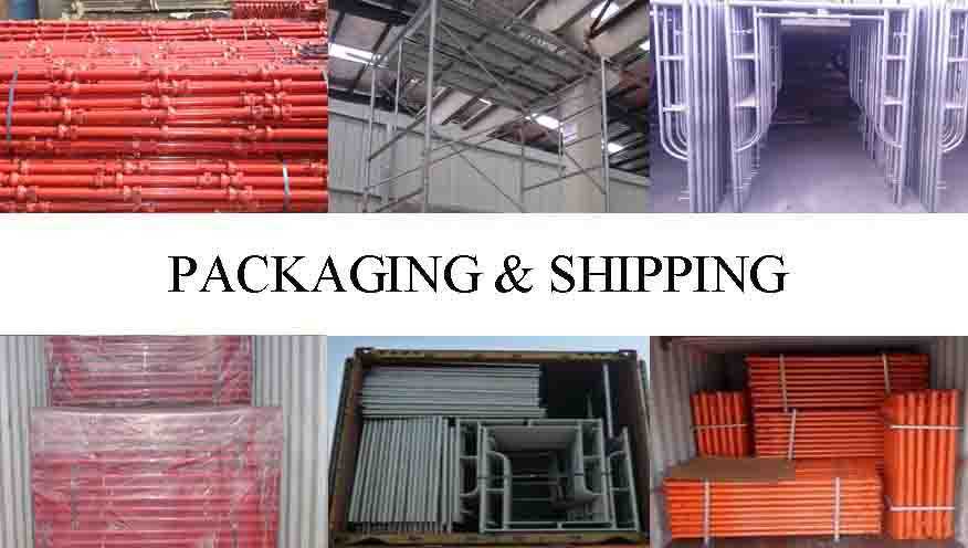 Packaging and shipping of best product movable scaffolding system in China