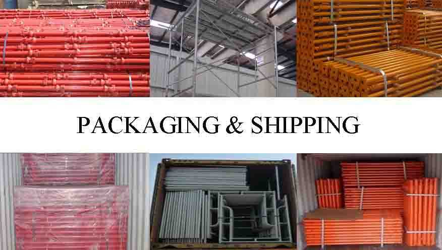 packaging and shipping of high quality scaffolding system bracket supplier in China
