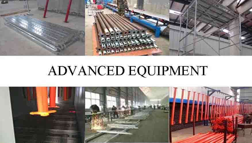 Advanced equipment of Price lowered of Q235 scaffolding system china factory