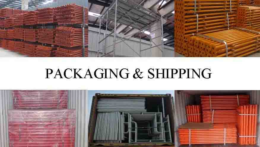Packaging and shipping of Price lowered of Q235 scaffolding system china factory