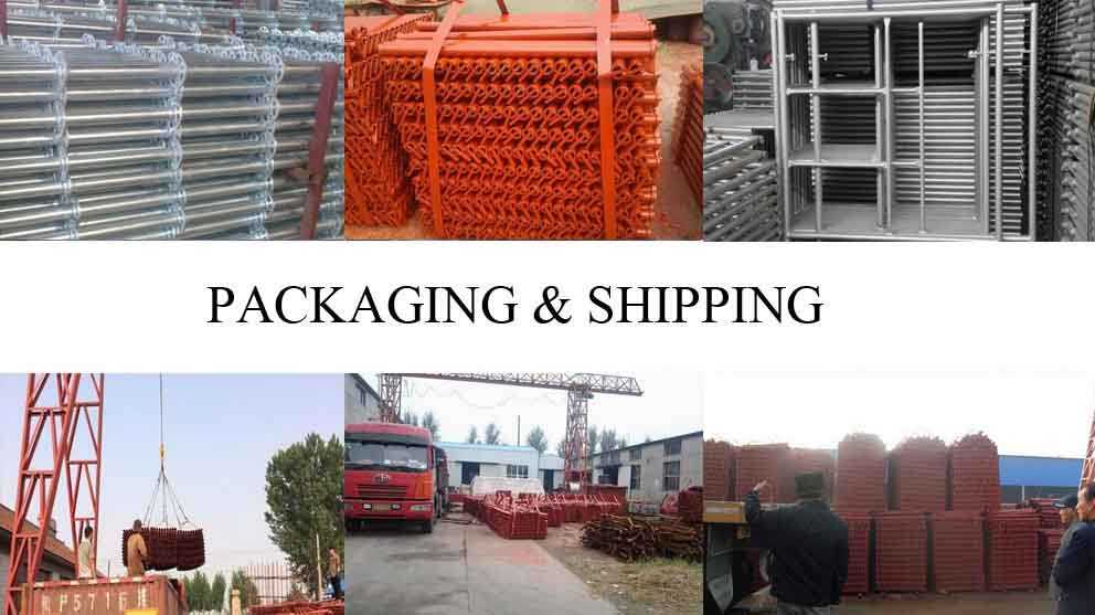 Packaging and shipping of High quality Moving scaffolding with the best price