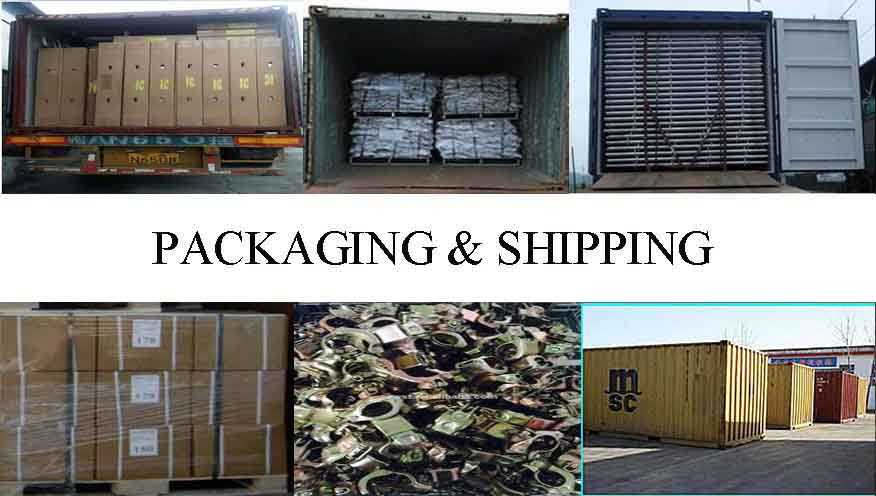 Packaging and shipping of Original Chinese scaffolding double coupler