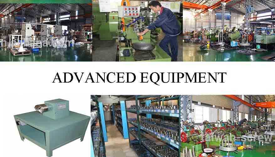 advanced equipment of  professional and hot sale self drilling screw supplier in China