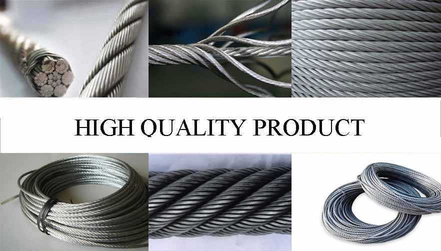 High quality product of alvanized steel wire rope