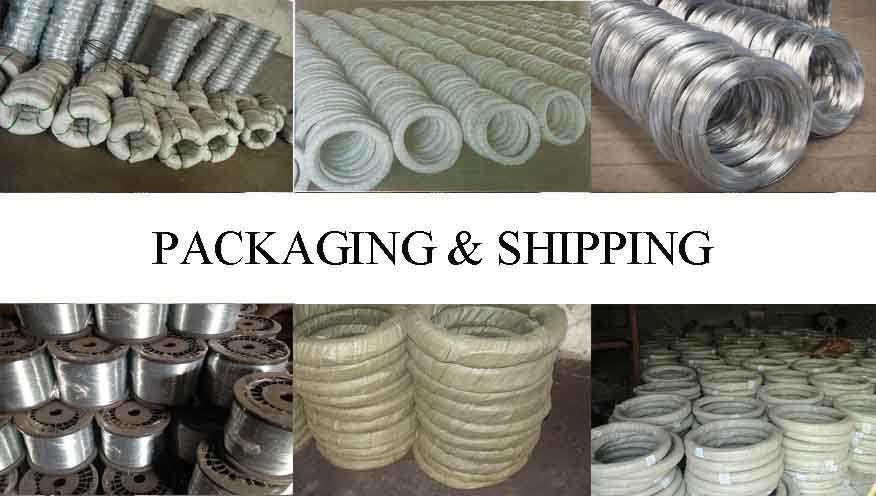Packaging & Shipping of galvanized wire