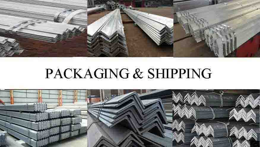 PACKAGING AND SHIPPING OF Galvanized Steel Angle Bar made in china