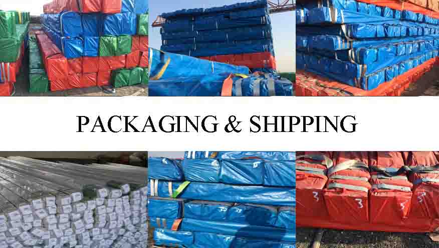 packaging and shipping of Black Carbon square tube