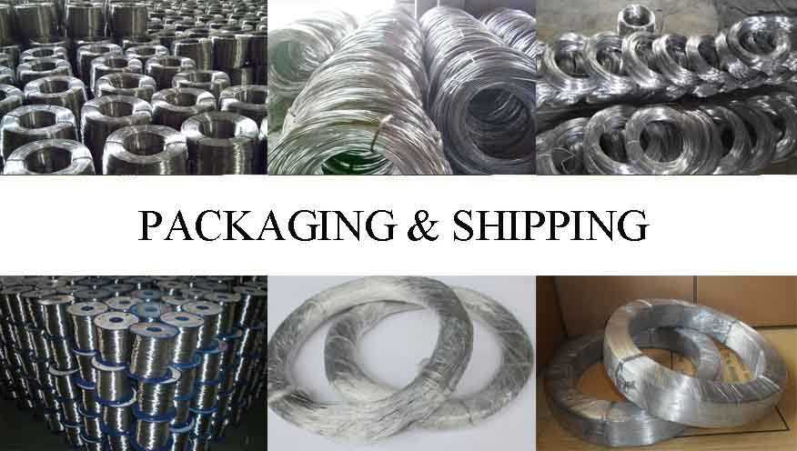 Packaging and shipping of aluminium wire 9.5 mm with the factory price