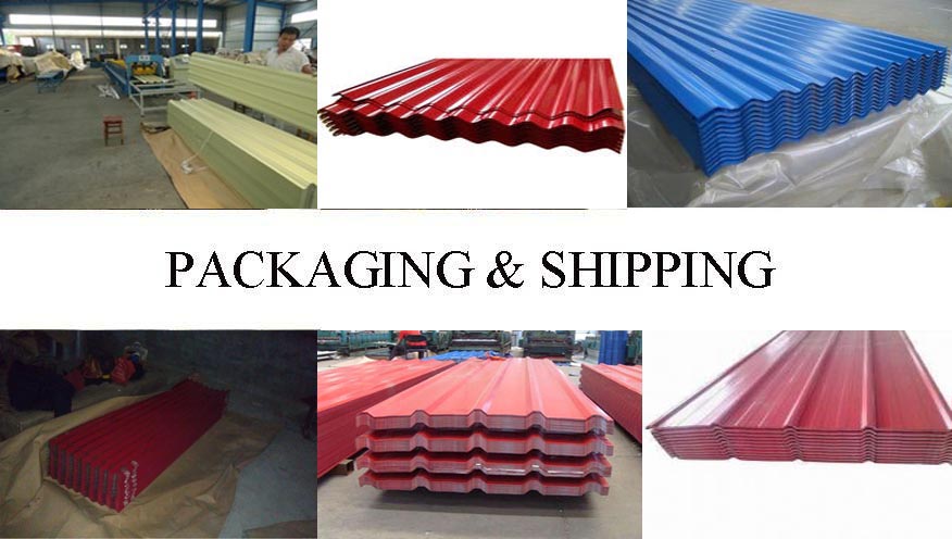 Packaging & Shipping of Good sale corrugated steel roofing sheet