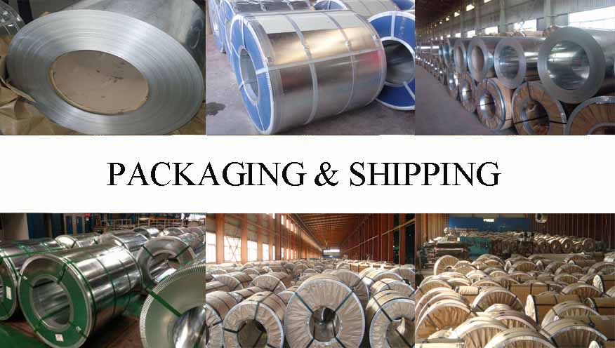 Packaging & Shipping of galvanized steel coil manufacture in Vietnam