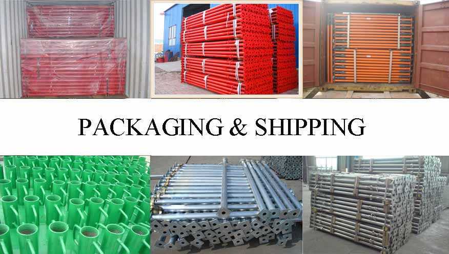 Packaging & Shipping of Scaffolding Prop Supplier in Myanmar