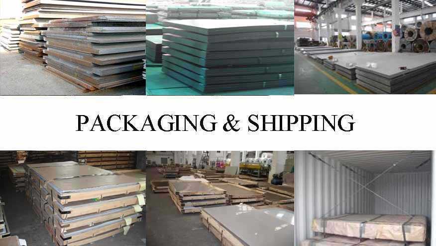 Packaing & Shipping of Cold rolled Steel Plate supplier