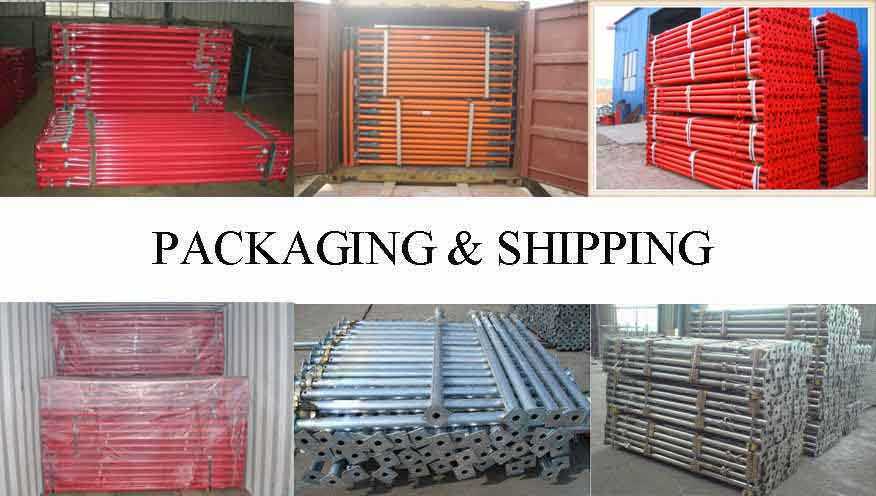 Packaging & Shipping of Scaffolding prop supplier in Singapore