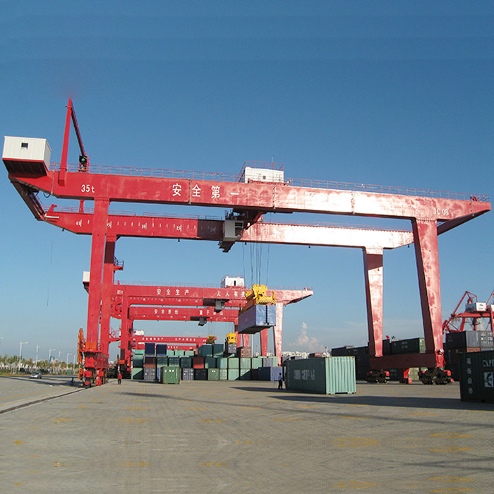 box girder traveling gantry crane with electric trolley