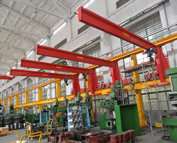 Electric Driven 5T Lifting Column Type Jib Crane Supplier For Sale