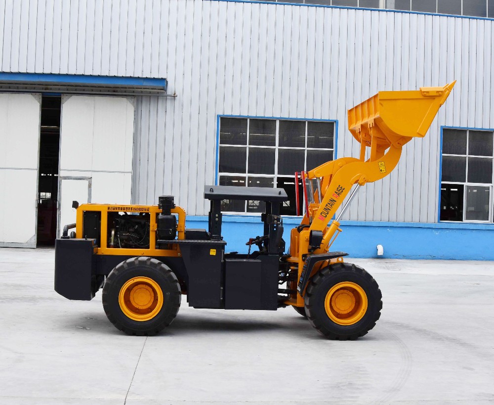 Underground wheel loader and Landmaschine Radlader