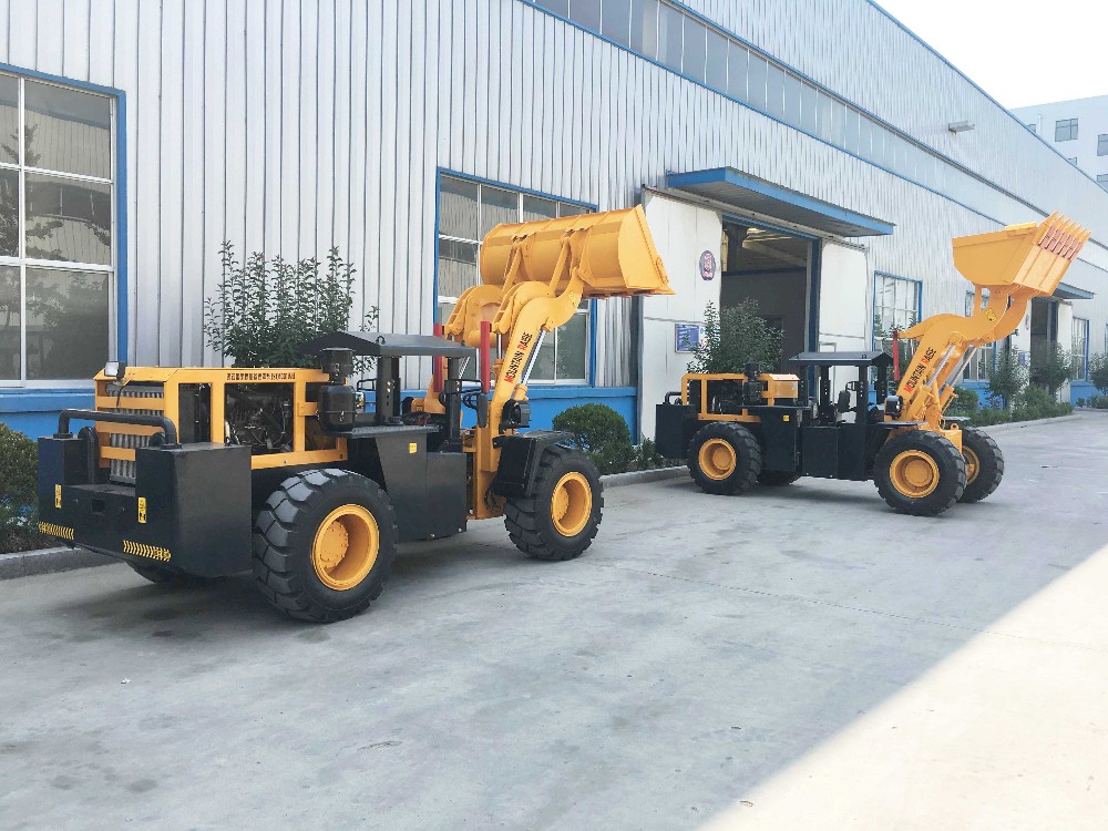 Underground wheel loader and Landmaschine Radlader