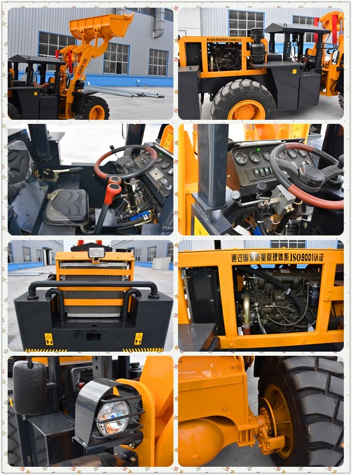 Underground wheel loader and Landmaschine Radlader