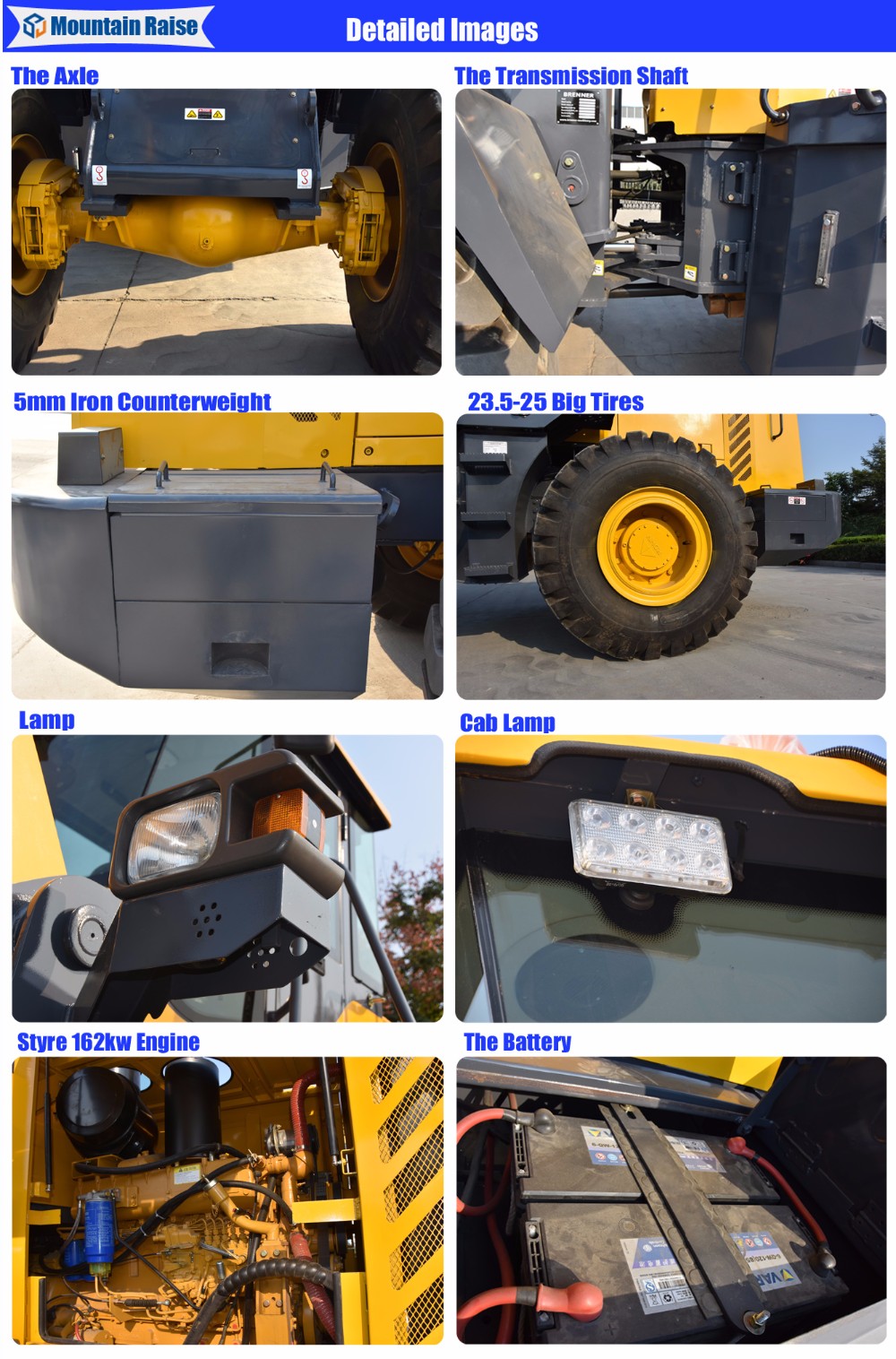 Loading Equipment 956 Chinese Front End Wheel Loader with Competitive Prices