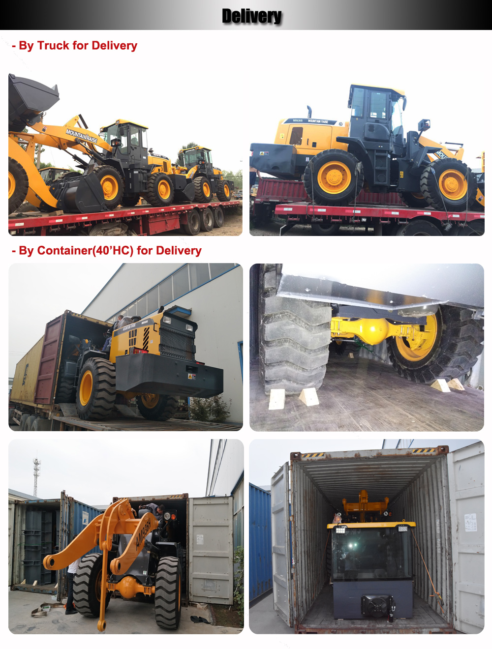 Mountain Raise Manufacturer 636 zl30 Wheel Loader