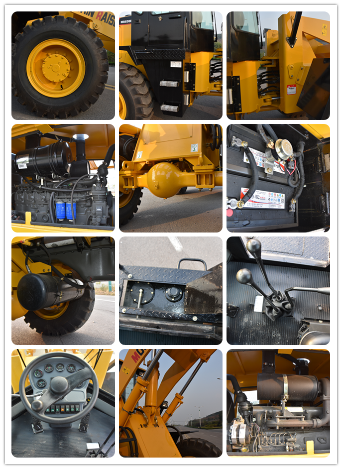 China road construction equipment 3ton wheel loader zl30 for sale