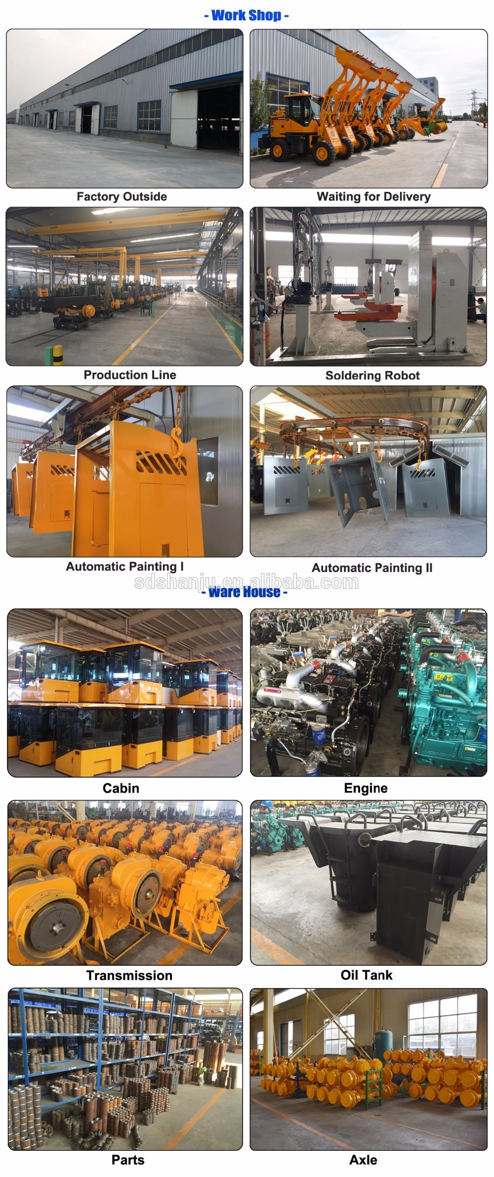 Hot sale Wheel Sugarcane Loader With Rotating Grab Attachments