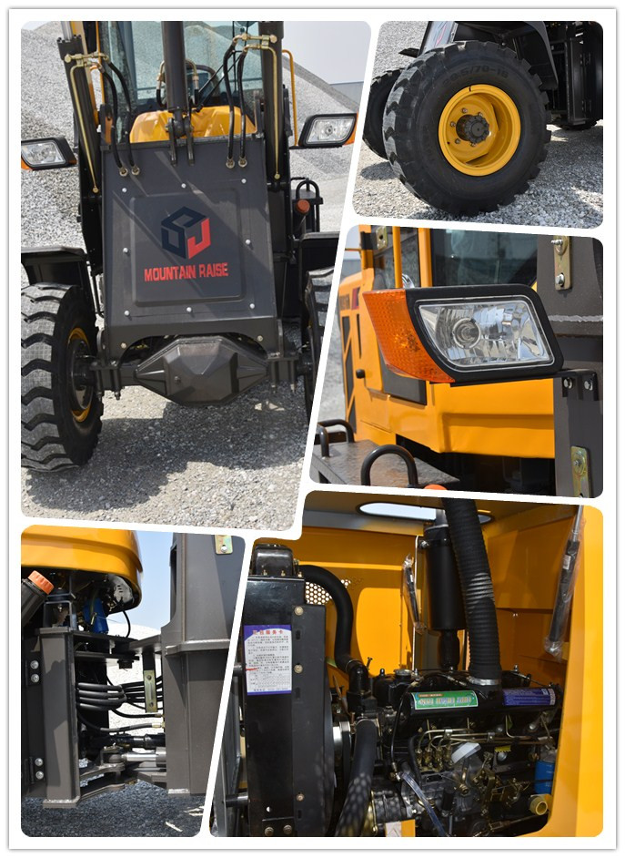 China cheap price wheel loader 1.5 Ton mini wheel loader for sale