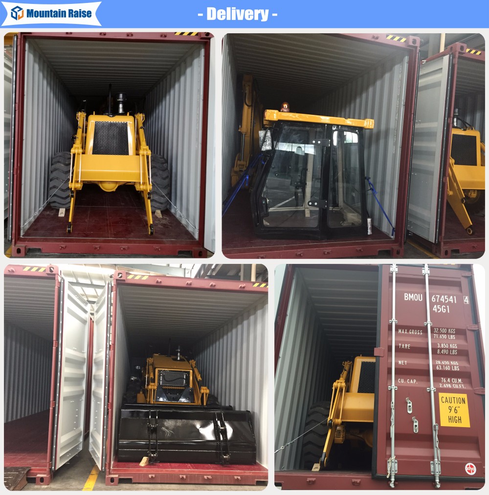 Popular Chinese mini backhoe digger and front loader with prices for sale